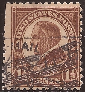 Warren Harding  1926 1,50 centavos air mail perf 11x10