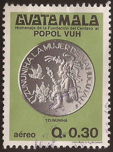 Tributo a Popol Vuh  1981 0,30 quetzal