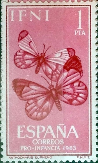 Intercambio 0,30 usd 1 pta. 1963