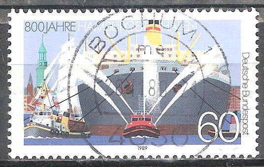 Aniv 800a del puerto de Hamburgo.