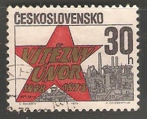 25th anniversary of the Communist revolution in 1948 - 25 aniversario revolucion de terciopelo