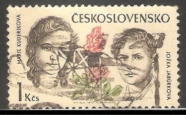 Marie Kuderikova y Jozka Jaburkova
