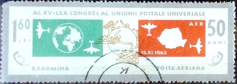 Intercambio cr3f 0,50 usd 1,60 + 0,50 l. 1963