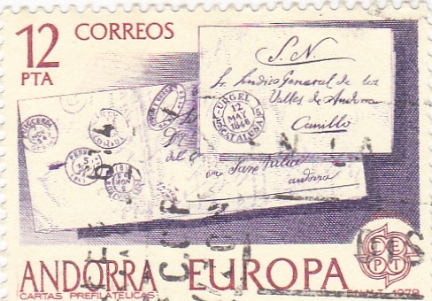 EUROPA CEPT- cartas prefilatélicas