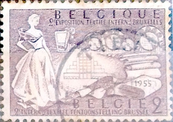 Intercambio 0,20 usd 2 fr. 1955