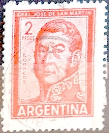 Intercambio 0,20 usd  2 pesos 1961