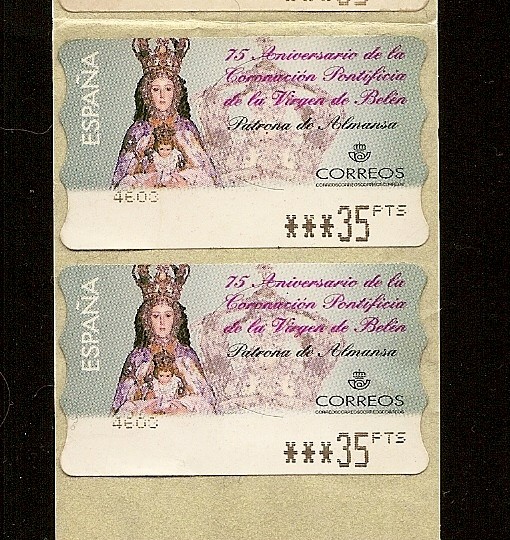 ATM- 75 Anivº Coronación Virgen de  Belén - Patrona de Almansa