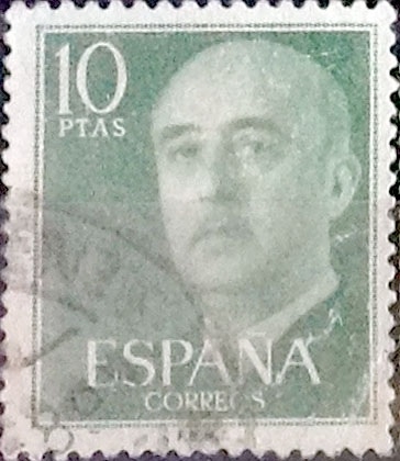 Intercambio 0,20 usd 10,00 ptas. 1955