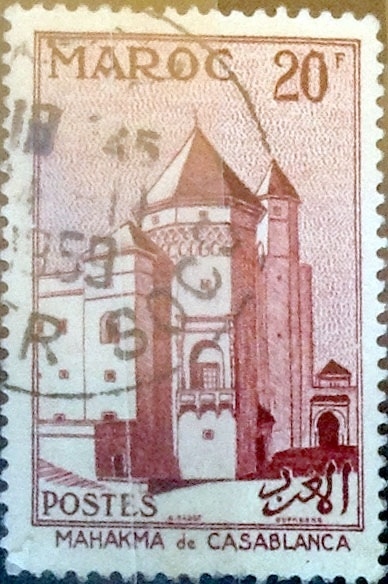Intercambio 0,20 usd 20 francos 1955