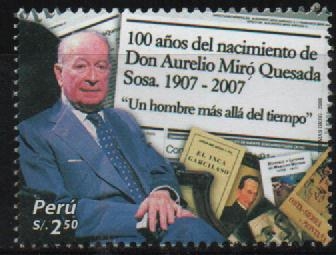 CENTENARIO  DEL  NATALICIO  DE  DON  AURELIO  MIRÓ  QUESADA