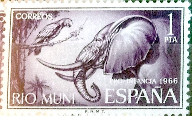 Intercambio m1b 0,25 usd 1 pta. 1966