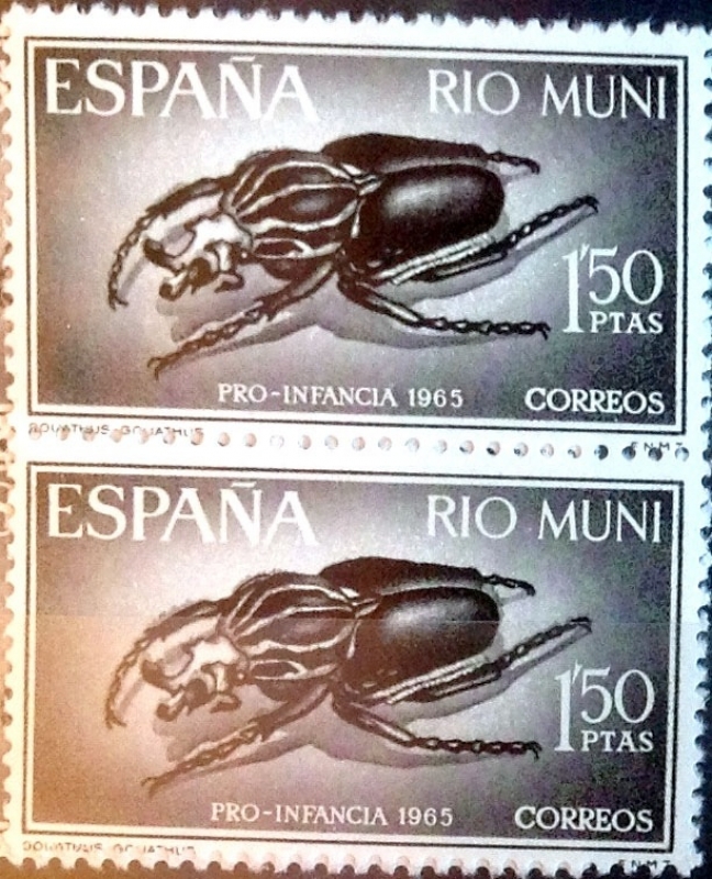 Intercambio m2b 0,50 usd 2 x 1,50 ptas. 1965