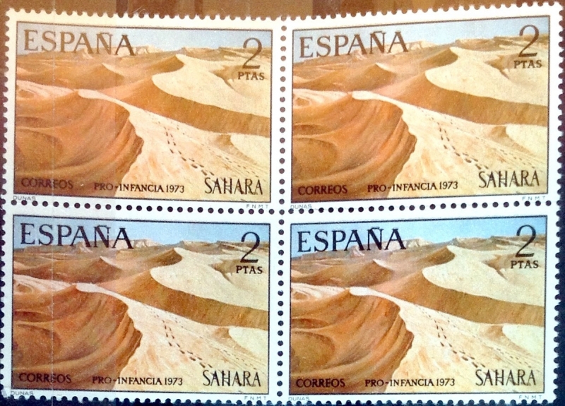 Intercambio 1,00 usd 4 x 2 ptas. 1973