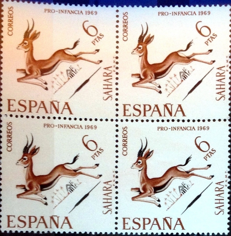 Intercambio 0,50 usd 6 ptas. 1969