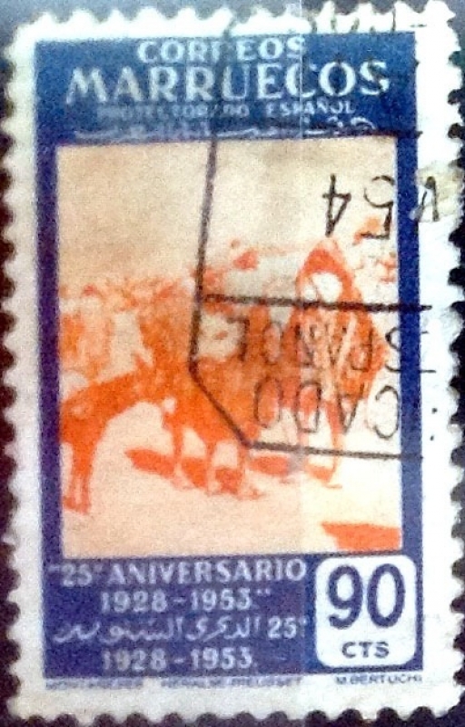 Intercambio 0,20 usd 90 cents. 1953