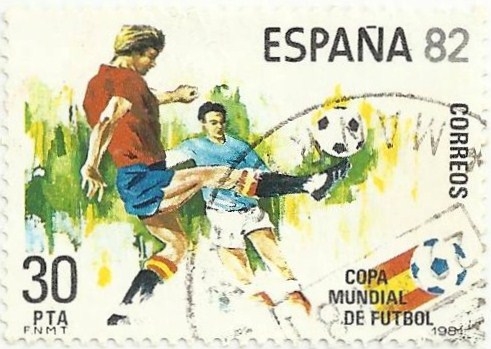 COPA MUNDIAL DE FUTBOL ESPAÑA 82. REMATE DE PIÉ. EDIFIL 2614