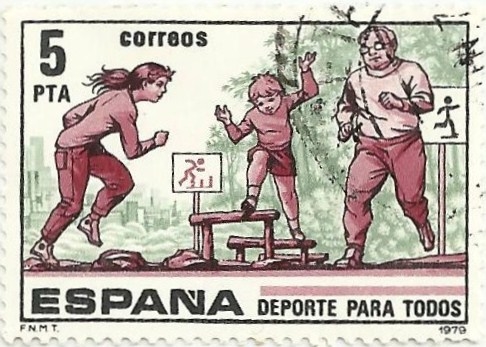 DEPORTE PARA TODOS. VALOR FACIAL 5 Pts. EDIFIL 2516