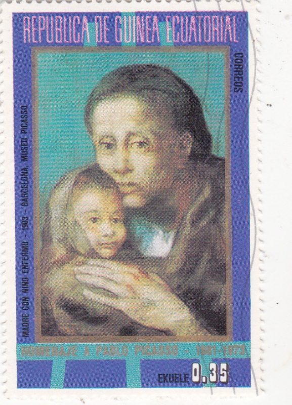 Madre con niño enfermo-Museo Pablo Picasso-Barcelona