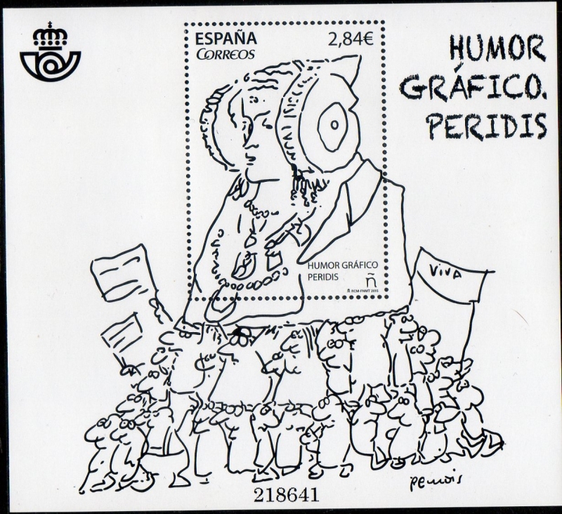 4978- Humor gráfico. Homenaje a la Dama de Elche.