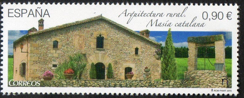 5007-Aquitectura rural. Masía Catalana.