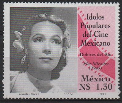 ÍDOLOS  DEL  CINE  MEXICANO.  DOLORES  del  RÍO.