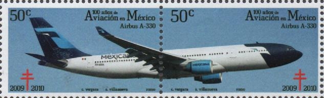 CENTENARIO  DE  LA  AVIACIÓN  MEXICANA.  AIR  BUS  A-330.