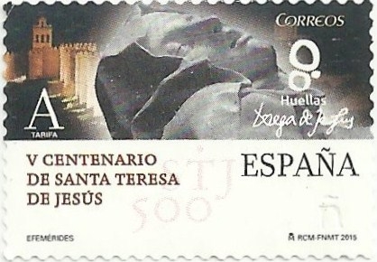 V CENTENARIO SANTA TERESA DE JESÚS. ÉXTASIS DE SANTA TERESA, DE BERNINI. EDIFIL 4930