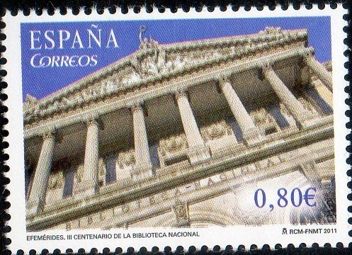 4677- III Centenario de la Biblioteca Nacional.