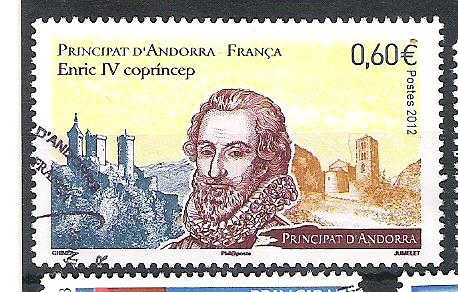 2012 Enrique IV, Rey de Francia y copríncipe de Andorra. Conjunta con Francia.