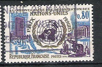 1970 The 25th Anniversary of UN./