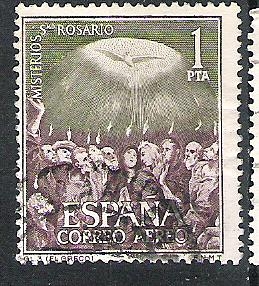1962 Correo aéreo. Misterios del Santo Rosario.