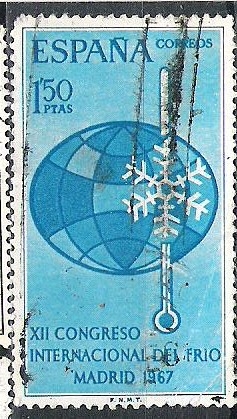1967 XII Congreso Mundial del Frío. Madrid.