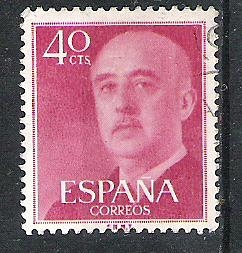 1955 Serie básica. General Franco.
