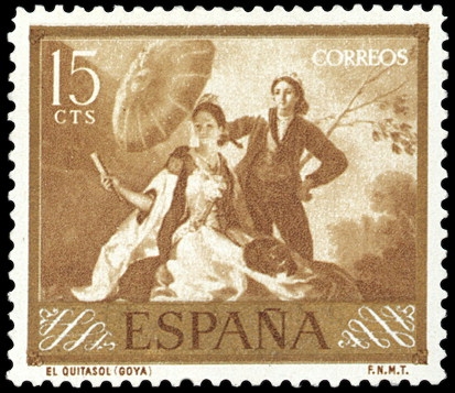 ESPAÑA SEGUNDO CENTENARIO NUEVO Nº 1210 **  15C OCRE GOYA