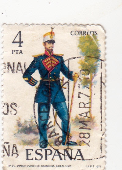 Tambor Mayor de Infantería de Línea 1861 (27)
