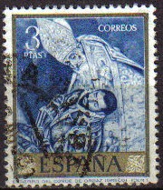 ESPAÑA 1961 1337 Sello Domenico Theotocopoulos 
