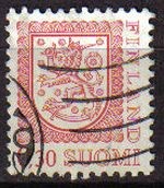 FINLANDIA SUOMI FINLAND 1978 Scott 557 Sello Serie Basica HERALDICA