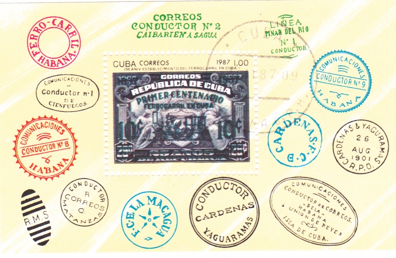 PRIMER CENTENARIO FERROCARRIL EN CUBA