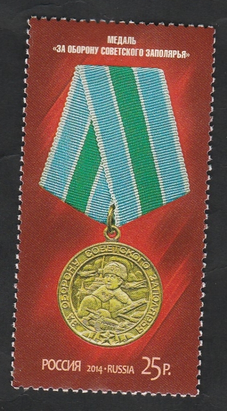 7516 - Medalla por la defensa de Rusia, Condecoración por la defensa de la Región Polar