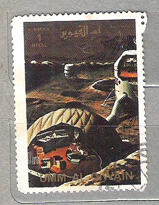 1972 Airmail - Moon Travel (Umm al Qiwain) Serie completa 1 al 16