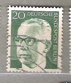 1970 Serie básica. Gustav Heinemann, 1899-1976. Tercer presidente.