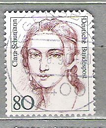 1986 Mujeres famosas. Christine Teuch, 1888-1968 y Clara Schumann, 1819-1886