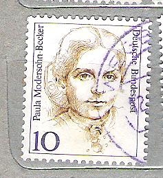 1988 Mujeres famosas. Paula Modersohn-Becker, 1876-1907