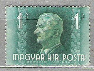 1941 Almirante Miklos Horthy. 1868-1957. Efigie