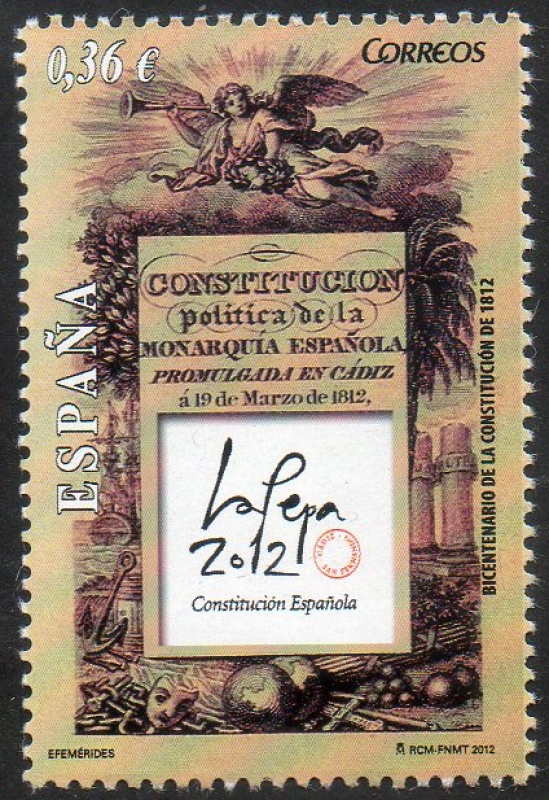 4708- Bicentenario de la Constitución de 1812.Logotipo.