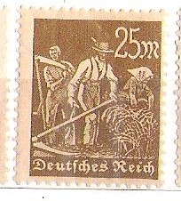 1922 Serie básica. Agricultor.Imperio Alemán./