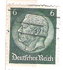 1933 Presidente. Paul von Hindenburg, 1847-1934. 5 C. EMISIONES DEL TERCER REICH./