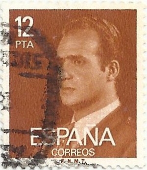 (259) SERIE BÁSICA JUAN CARLOS I. Ia SERIE. VALOR FACIAL 12 Pts. EDIFIL 2349