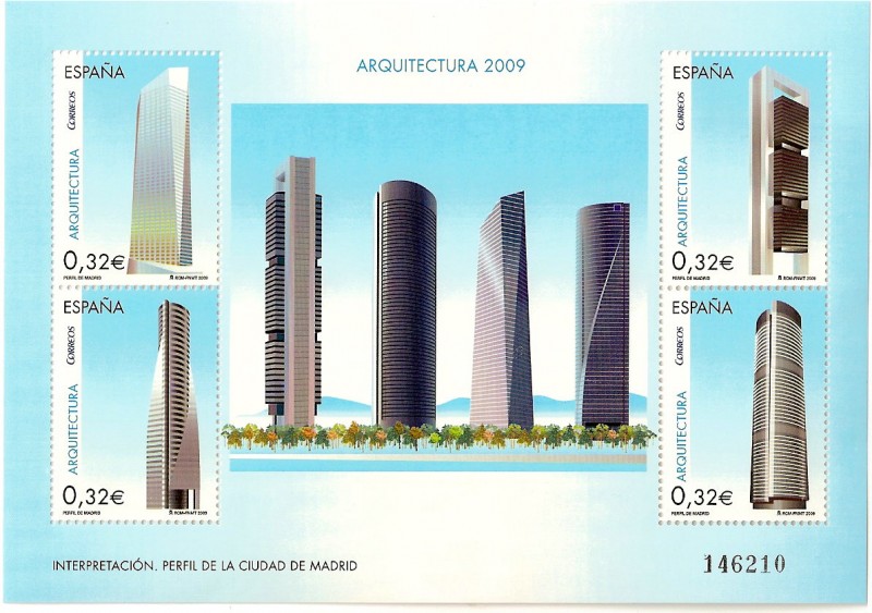 Perfil de la ciudad de Madrid.