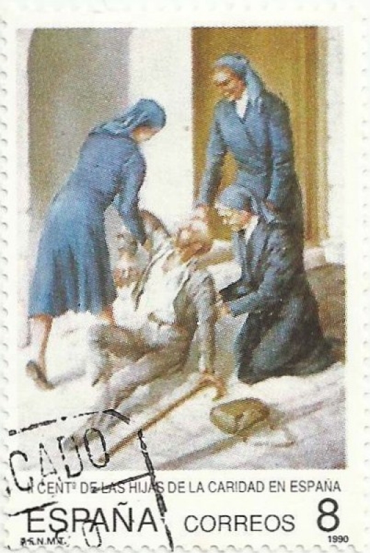CENTENARIOS. BICENTENARIO LLEGADA HIJAS DE LA CARIDAD. EDIFIL 3069